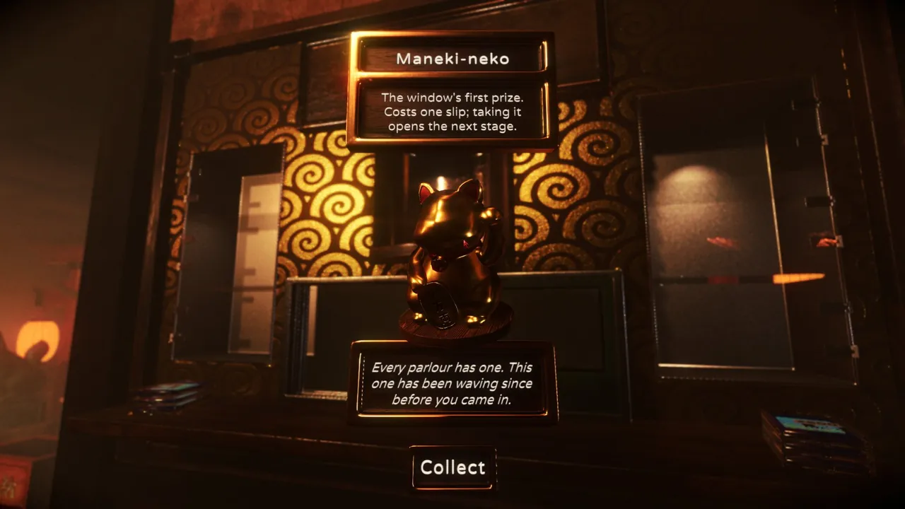 The grand prize in the prize window